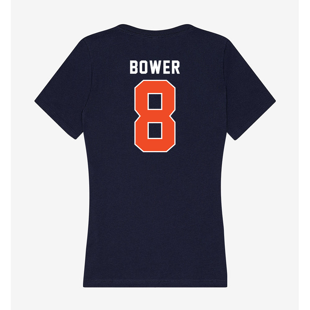 Auburn - NCAA Women's Volleyball : Eden Bower - Women's V-Neck T-Shirt-1