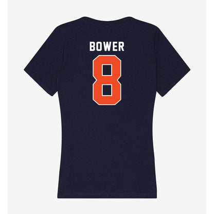 Auburn - NCAA Women's Volleyball : Eden Bower - Women's V-Neck T-Shirt-1