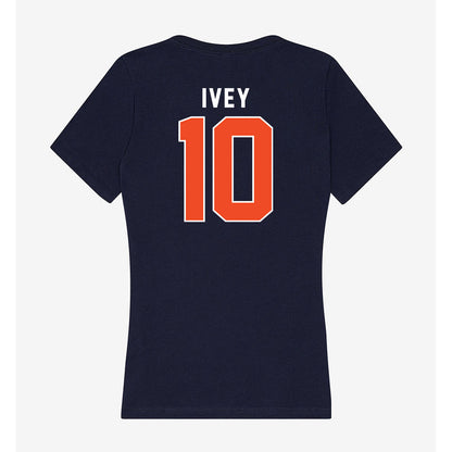 Auburn - NCAA Women's Soccer : Grace Ivey - Women's V-Neck T-Shirt-1