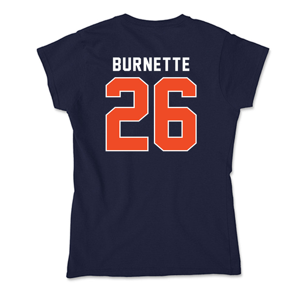 Auburn - NCAA Football : Christian Burnette - Soft Style Women’s T-Shirt-1