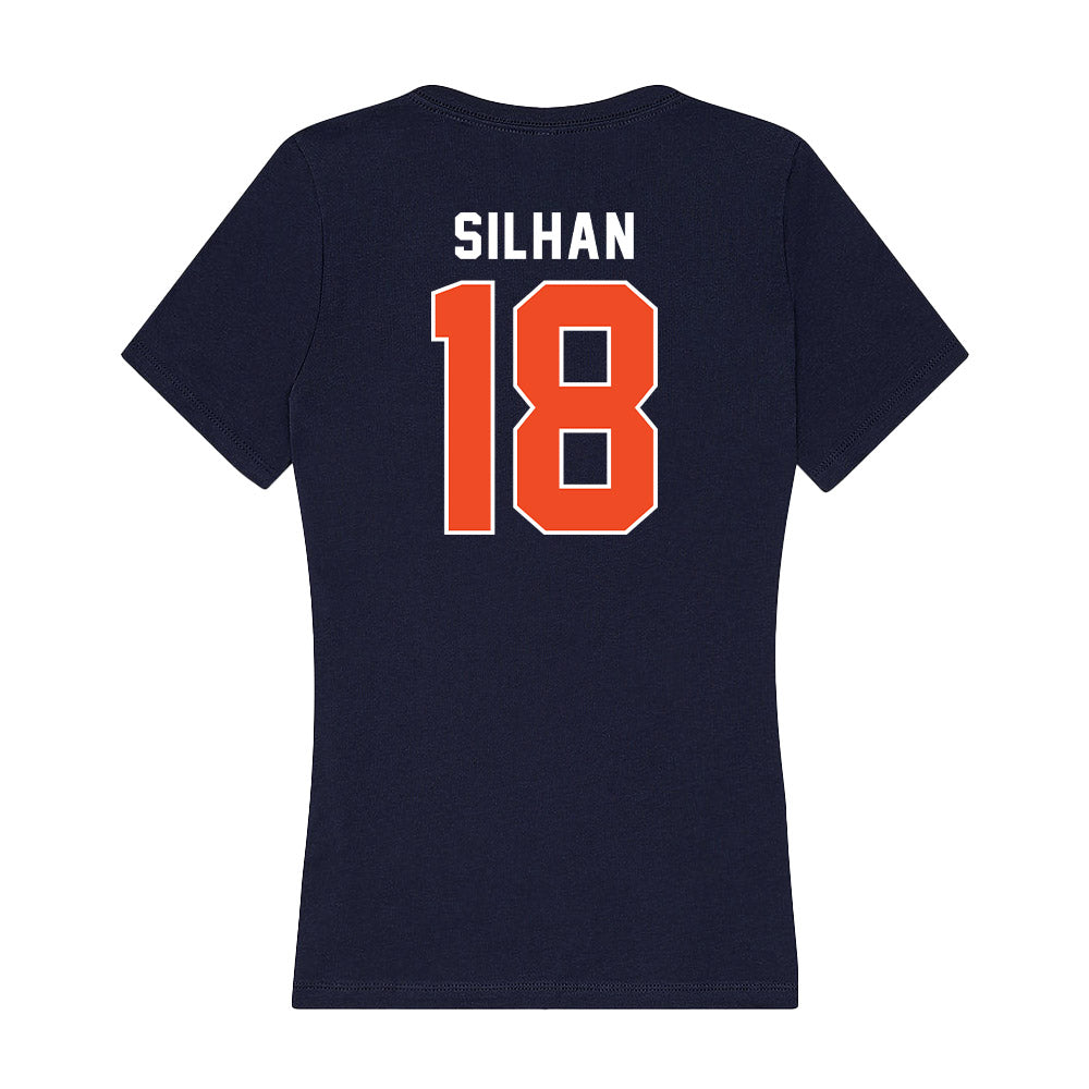 Auburn - NCAA Women's Soccer : Jaycie Silhan - Women's V-Neck T-Shirt-1