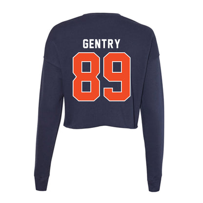 Auburn - NCAA Football : Dylan Gentry - Women's Cropped Crew Fleece-1