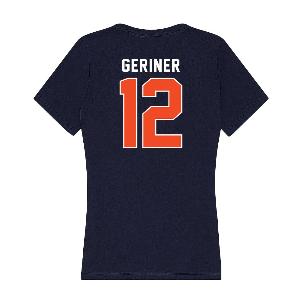 Auburn - NCAA Football : Holden Geriner - Women's V-Neck T-Shirt-1