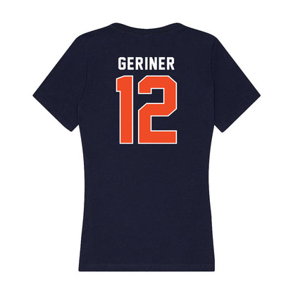 Auburn - NCAA Football : Holden Geriner - Women's V-Neck T-Shirt-1