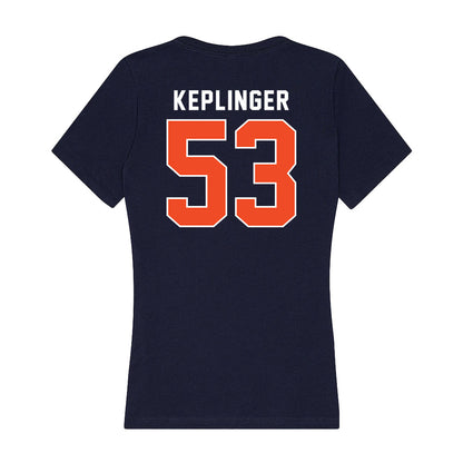 Auburn - NCAA Baseball : Konner Keplinger - Women's V-Neck T-Shirt-1