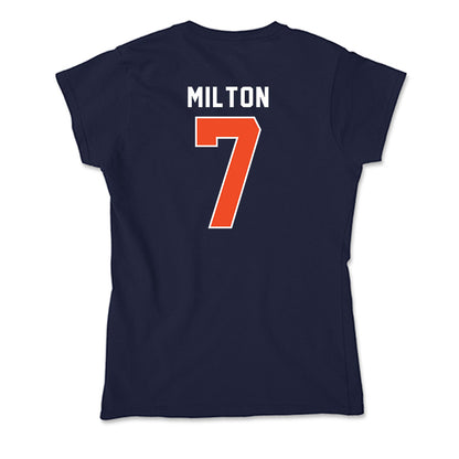 Auburn - NCAA Women's Basketball : Yakiya Milton - Soft Style Women’s T-Shirt-1