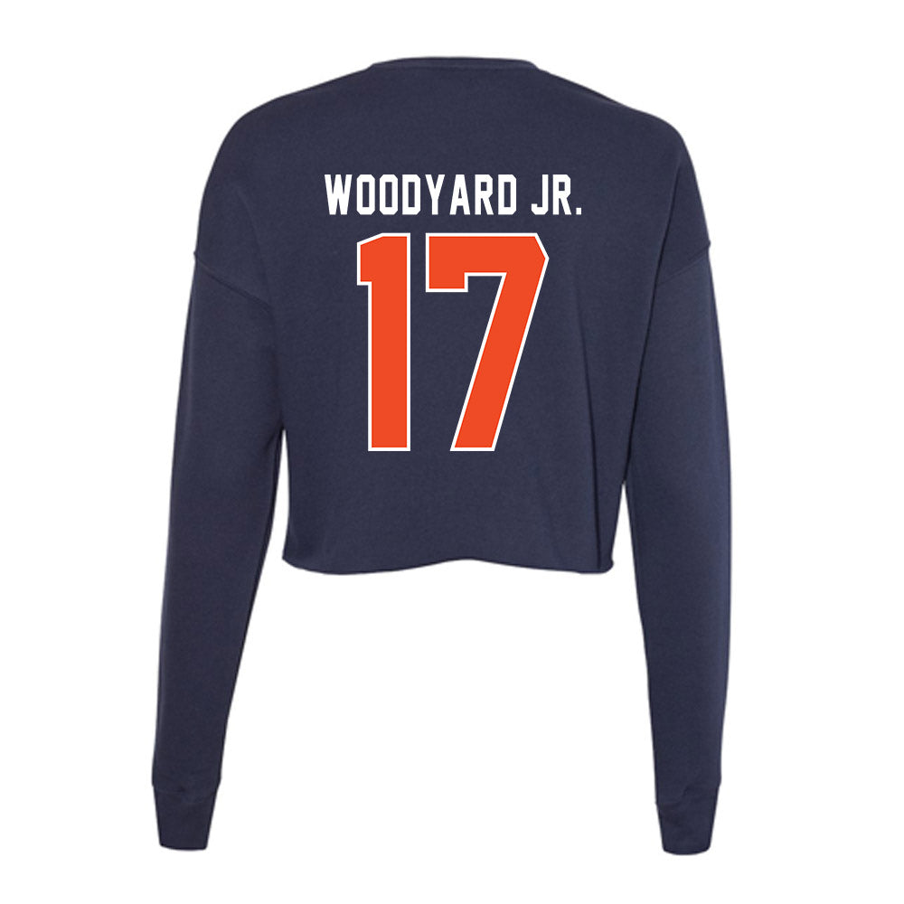 Auburn - NCAA Football : Robert Woodyard Jr. - Women's Cropped Crew Fleece-1