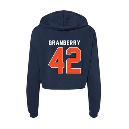 Auburn - NCAA Football : Coleman Granberry - Women's Crop Fleece Hoodie-1