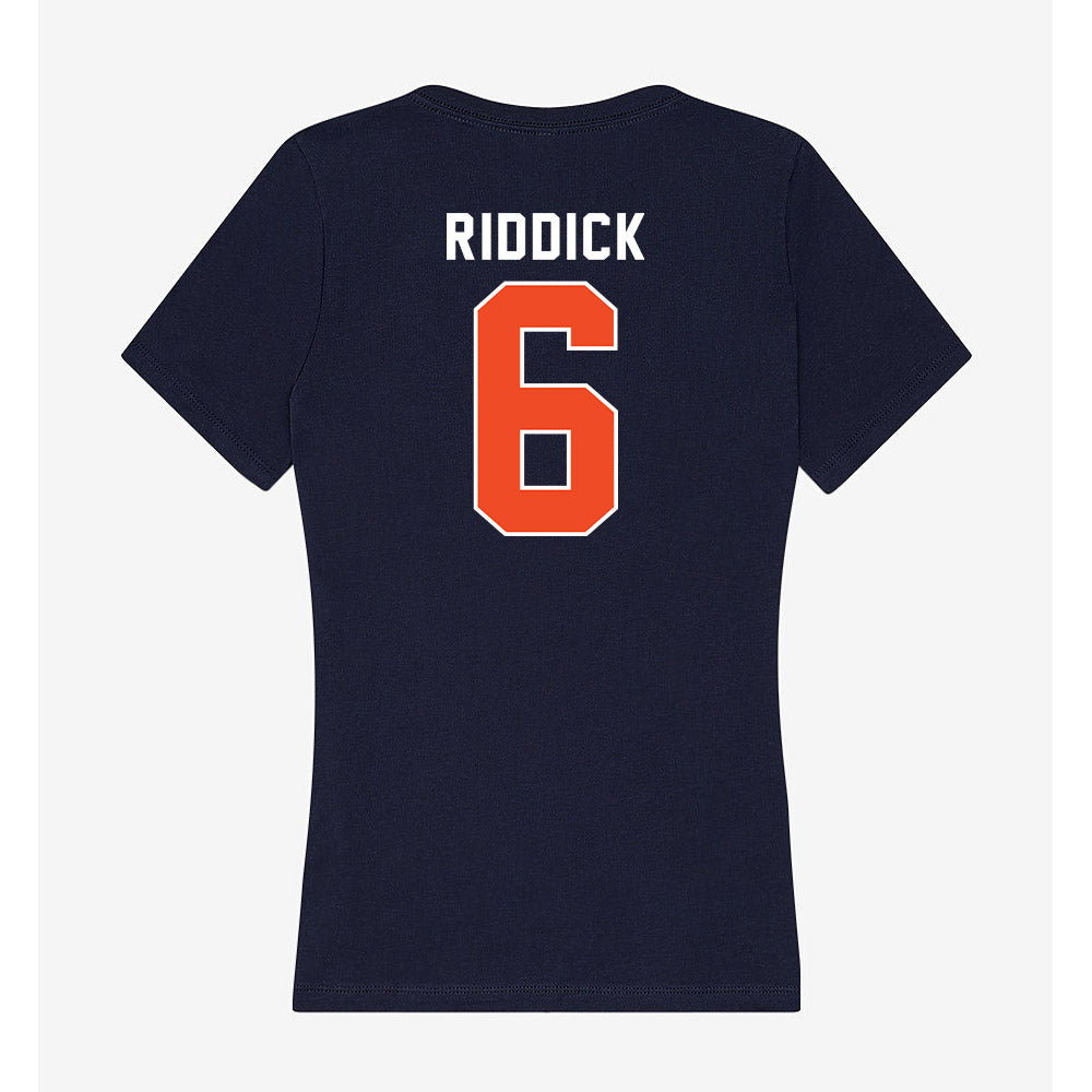 Auburn - NCAA Football : Demarcus Riddick - Women's V-Neck T-Shirt-1