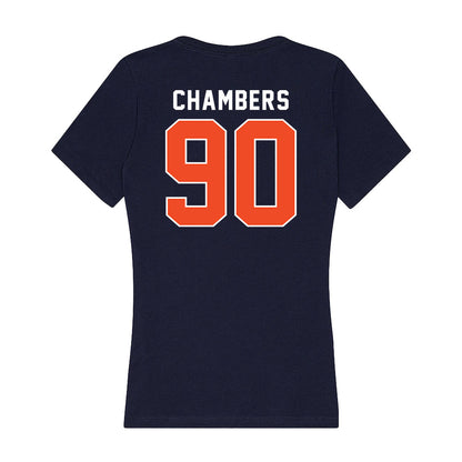 Auburn - NCAA Football : Austin Chambers - Women's V-Neck T-Shirt-1