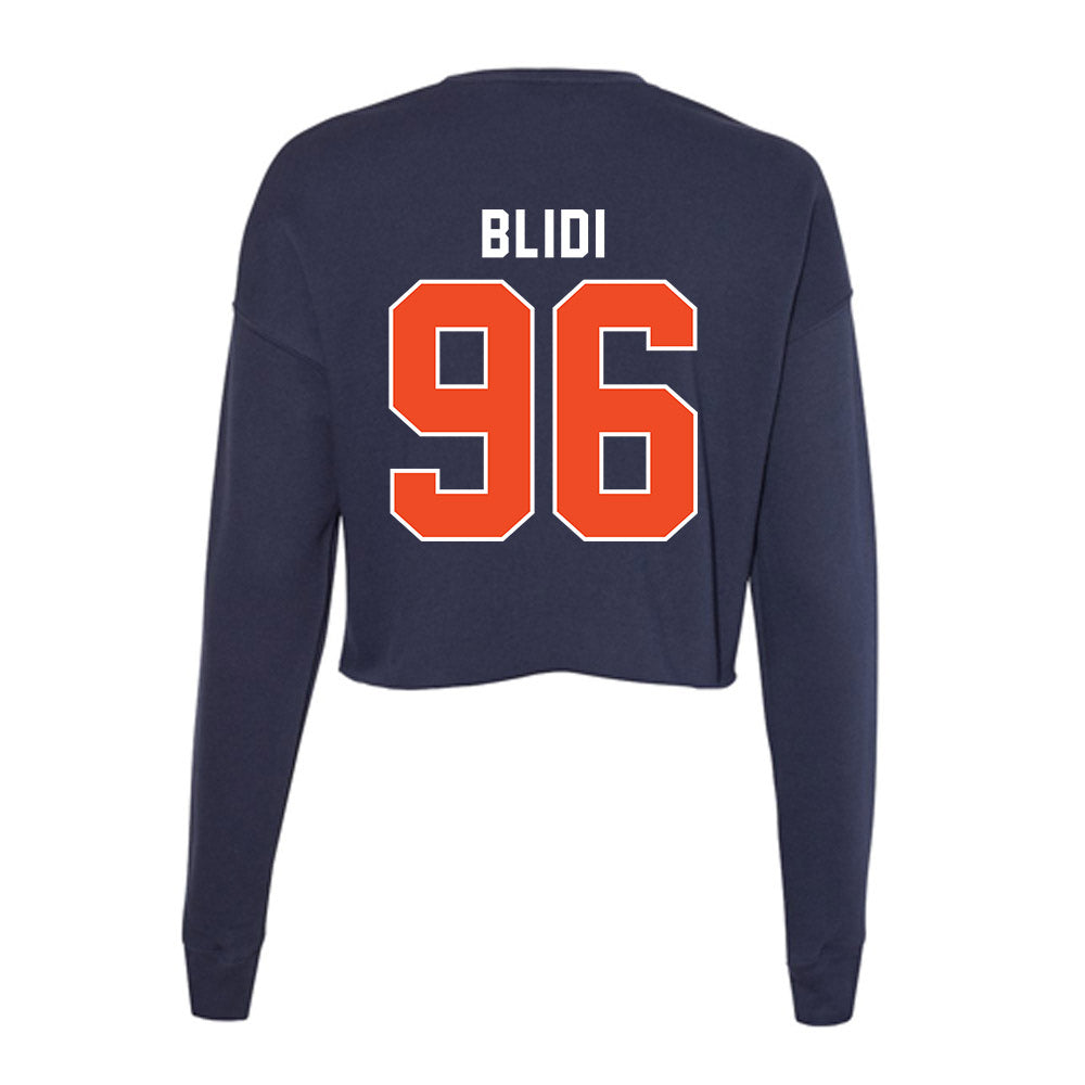 Auburn - NCAA Football : Philip Blidi - Women's Cropped Crew Fleece-1