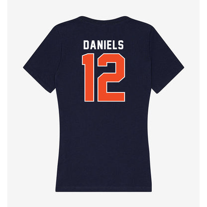 Auburn - NCAA Football : Ashton Daniels - Women's V-Neck T-Shirt-1