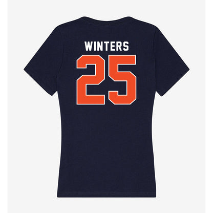 Auburn - NCAA Football : Eric Winters - Women's V-Neck T-Shirt-1