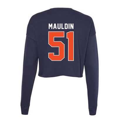 Auburn - NCAA Baseball : Ty Mauldin - Women's Cropped Crew Fleece-1