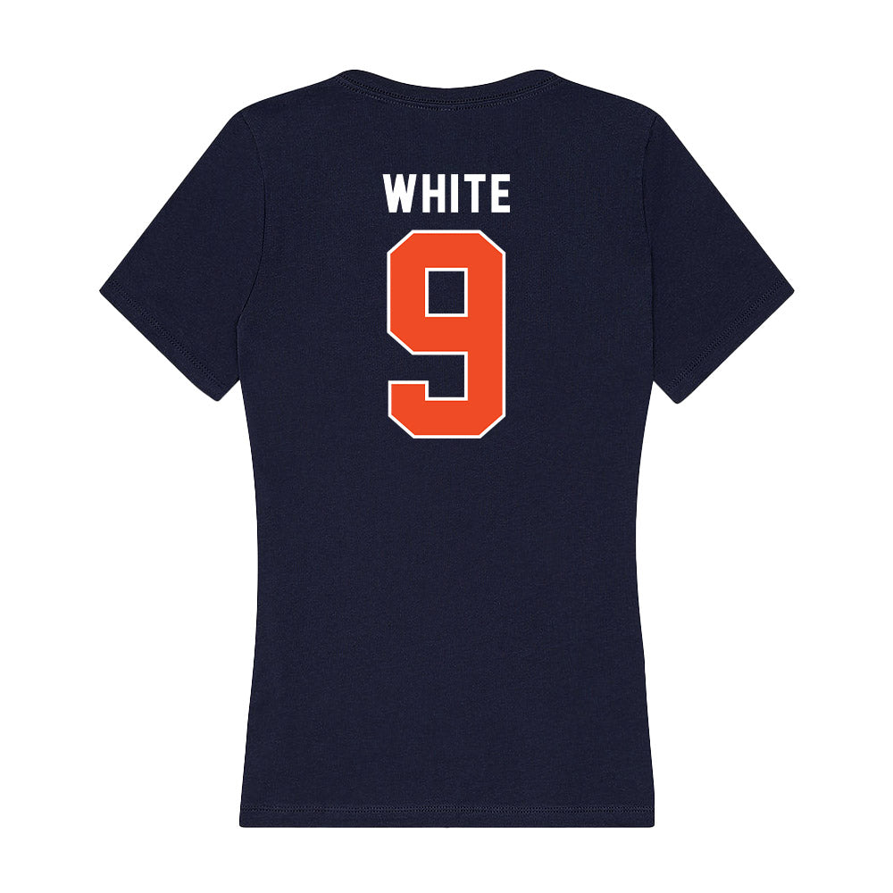 Auburn - NCAA Football : Walker White - Women's V-Neck T-Shirt-1