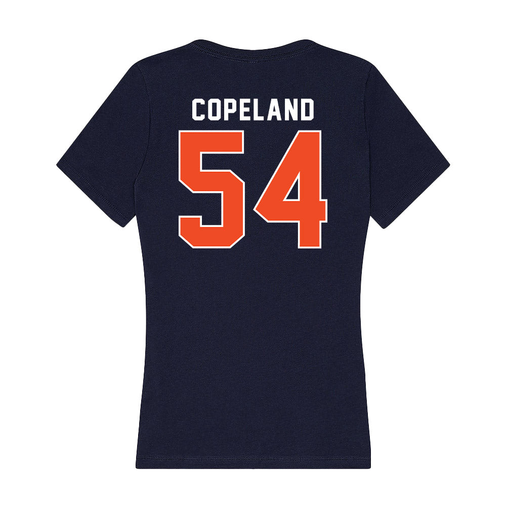 Auburn - NCAA Baseball : Konner Copeland - Women's V-Neck T-Shirt-1