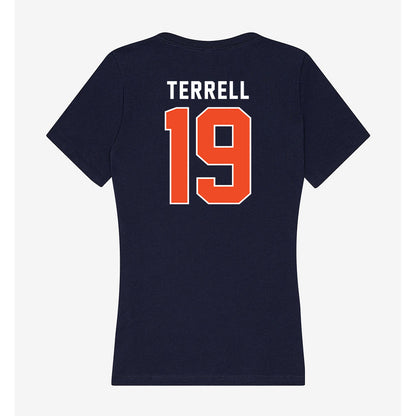 Auburn - NCAA Baseball : Bub Terrell - Women's V-Neck T-Shirt-1