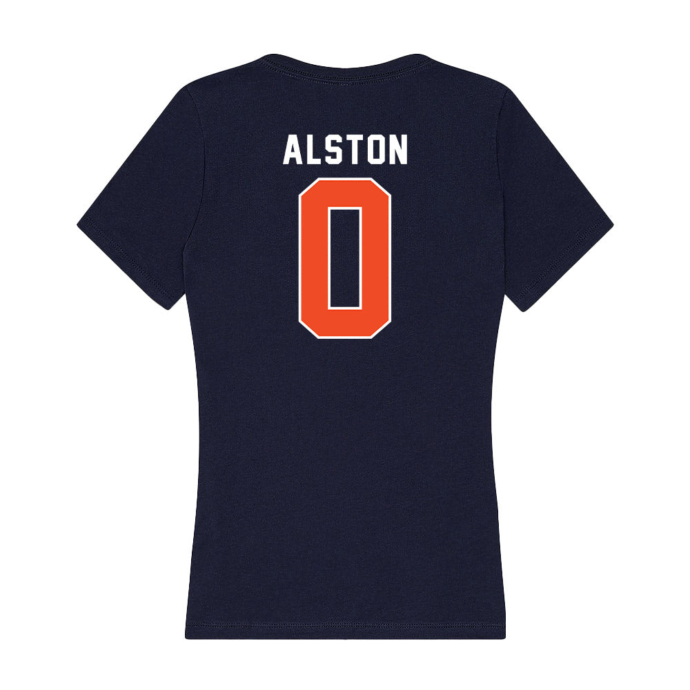 Auburn - NCAA Football : Damari Alston - Women's V-Neck T-Shirt-1