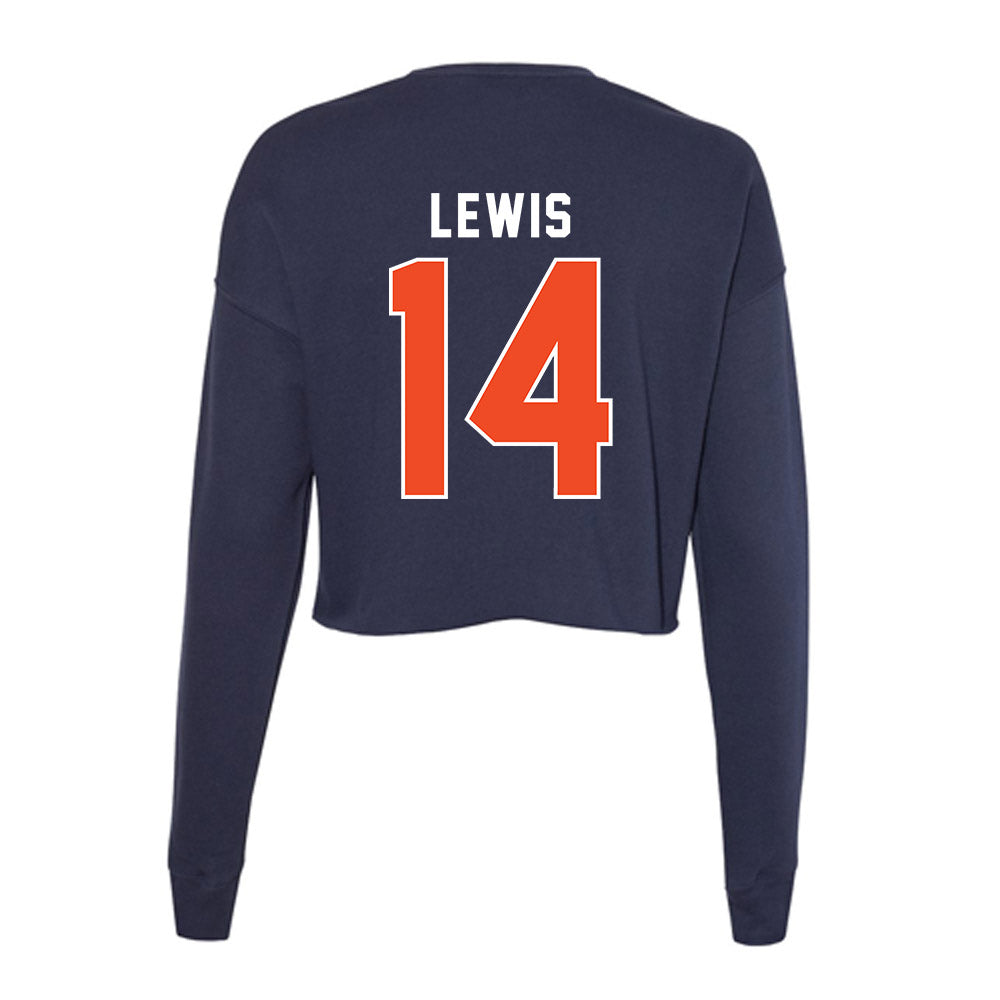 Auburn - NCAA Football : Robert Lewis - Women's Cropped Crew Fleece-1