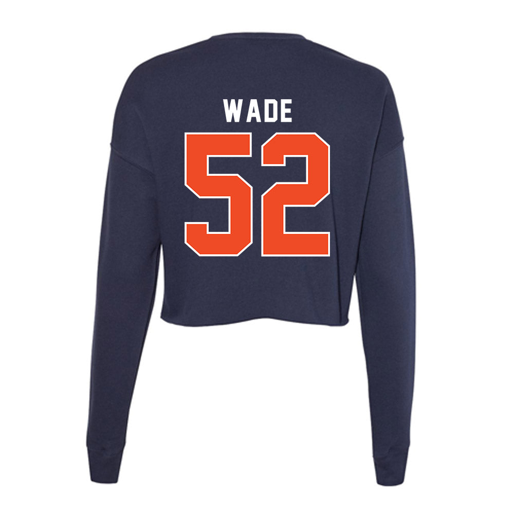 Auburn - NCAA Football : Dillon Wade - Women's Cropped Crew Fleece-1