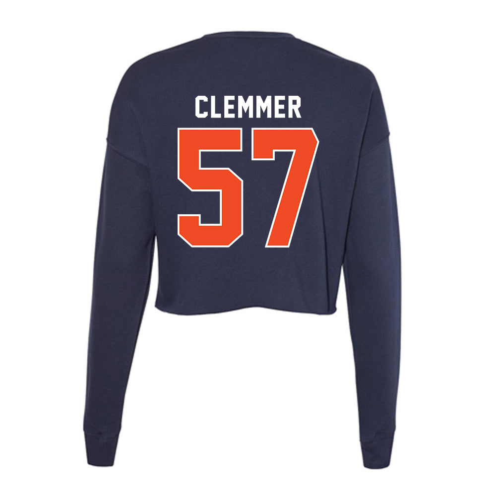 Auburn - NCAA Football : Harrison Clemmer - Women's Cropped Crew Fleece-1