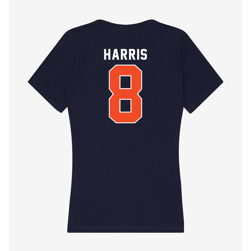 Auburn - NCAA Football : Kaleb Harris - Women's V-Neck T-Shirt-1