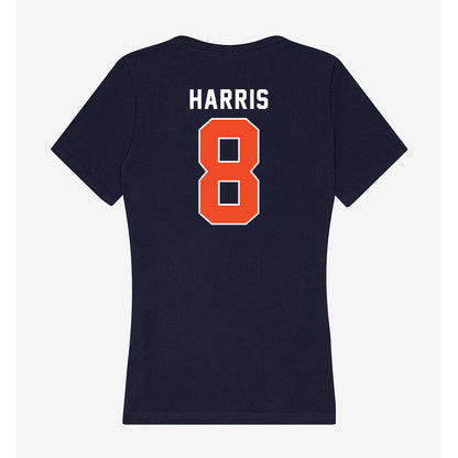 Auburn - NCAA Football : Kaleb Harris - Women's V-Neck T-Shirt-1