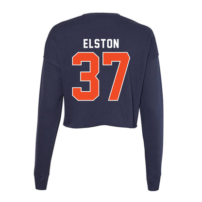 Auburn - NCAA Football : Rod Elston - Women's Cropped Crew Fleece-1