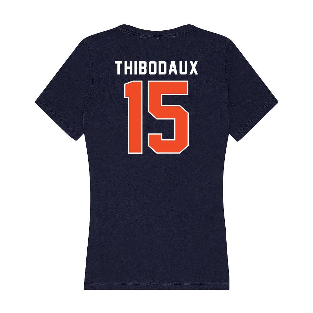 Auburn - NCAA Women's Soccer : Sydnie Thibodaux - Women's V-Neck T-Shirt-1