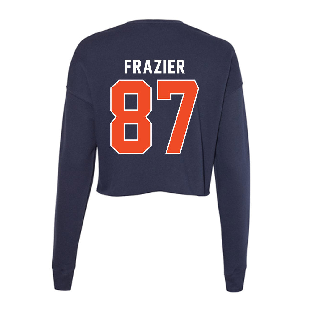 Auburn - NCAA Football : Brandon Frazier - Women's Cropped Crew Fleece-1