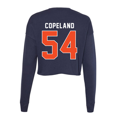 Auburn - NCAA Baseball : Konner Copeland - Women's Cropped Crew Fleece-1