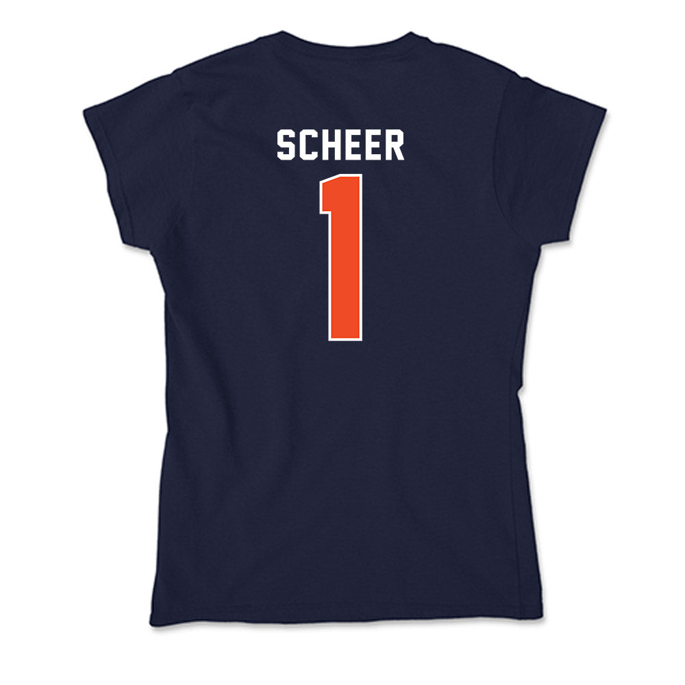 Auburn - NCAA Women's Volleyball : Madison Scheer - Soft Style Women’s T-Shirt-1