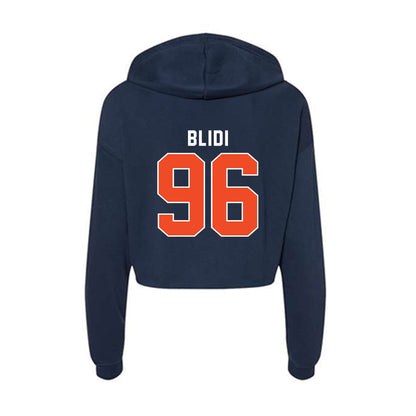 Auburn - NCAA Football : Philip Blidi - Women's Crop Fleece Hoodie-1