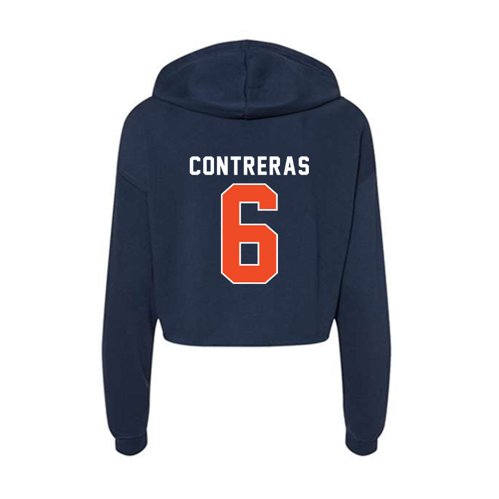 Auburn - NCAA Women's Soccer : Becky Contreras - Women's Crop Fleece Hoodie-1