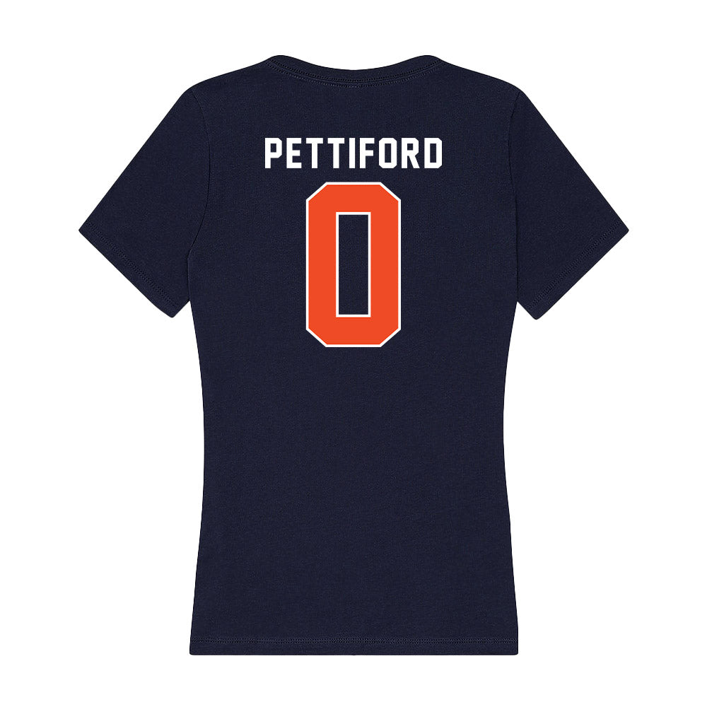 Auburn - NCAA Men's Basketball : Tahaad Pettiford - Women's V-Neck T-Shirt-1