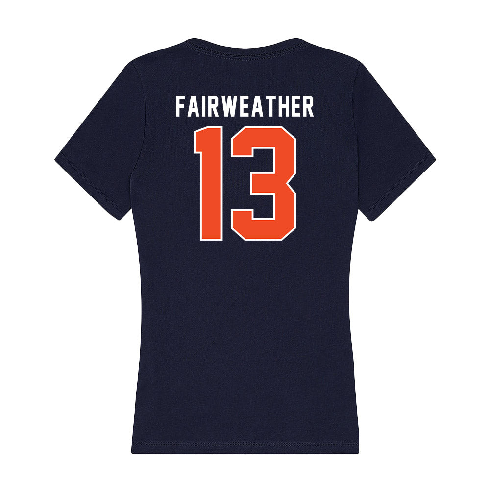 Auburn - NCAA Football : Rivaldo Fairweather - Women's V-Neck T-Shirt-1