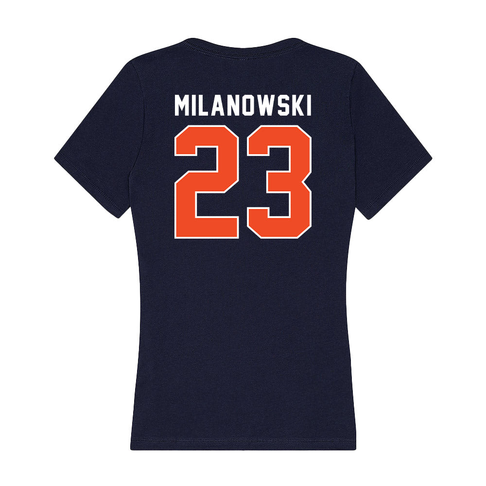 Auburn - NCAA Softball : Alexis Milanowski - Women's V-Neck T-Shirt-1