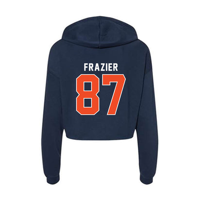 Auburn - NCAA Football : Brandon Frazier - Women's Crop Fleece Hoodie-1