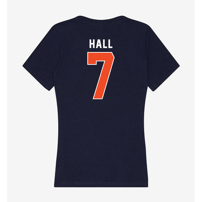 Auburn - NCAA Men's Basketball : Keyshawn Hall - Women's V-Neck T-Shirt-1