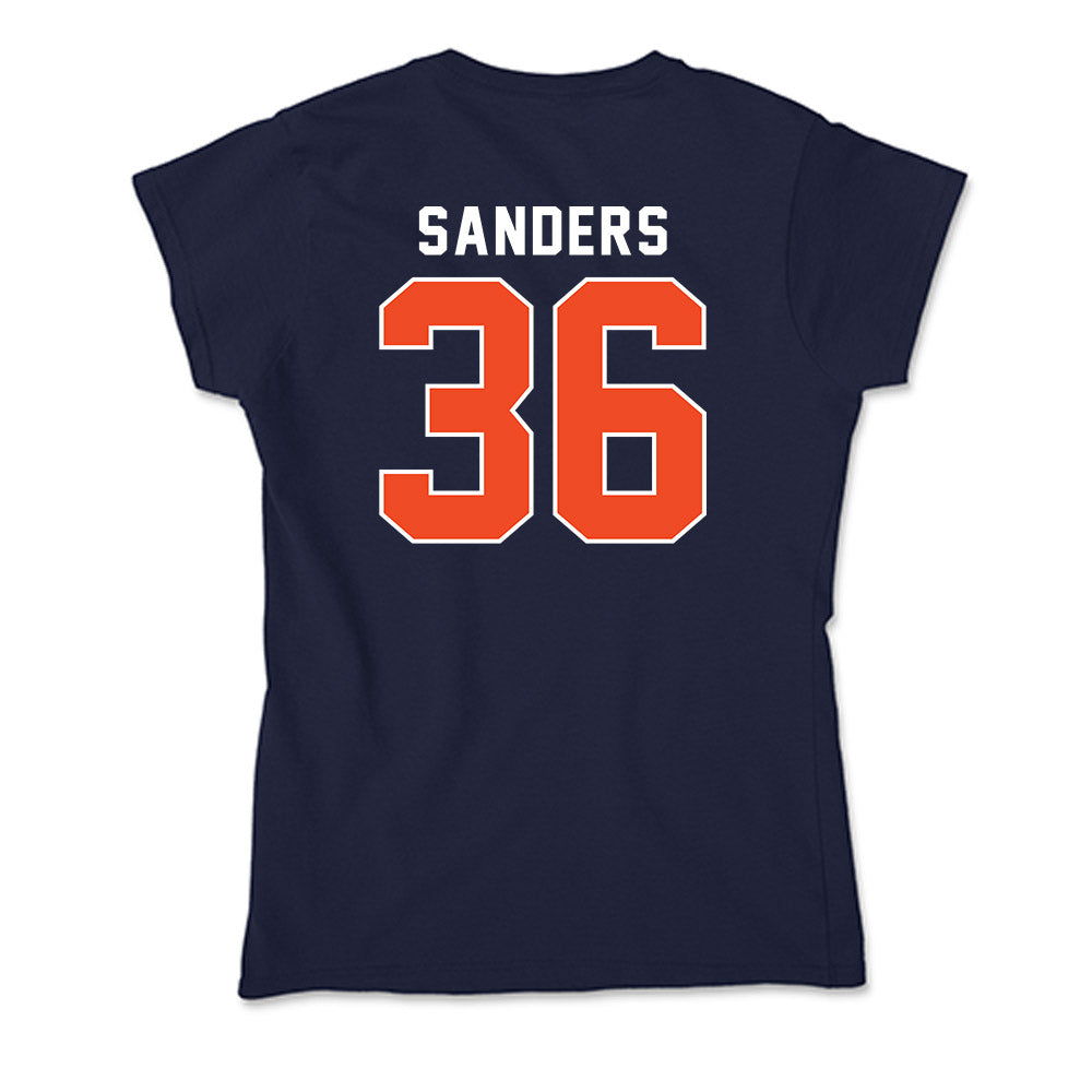 Auburn - NCAA Baseball : Jackson Sanders - Soft Style Women’s T-Shirt-1