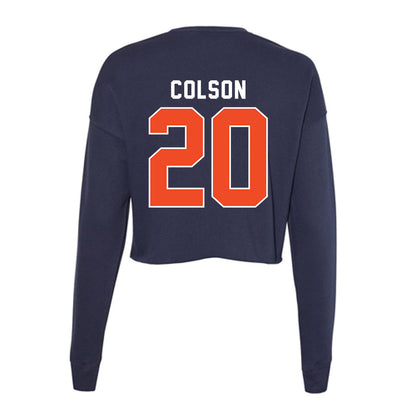 Auburn - NCAA Women's Soccer : Hayden Colson - Women's Cropped Crew Fleece-1