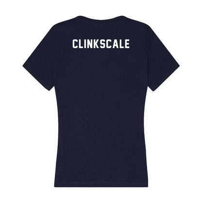 Auburn - NCAA Women's Track & Field : Chante Clinkscale - Women's V-Neck T-Shirt-1