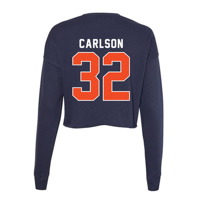 Auburn - NCAA Football : Cade Carlson - Women's Cropped Crew Fleece-1