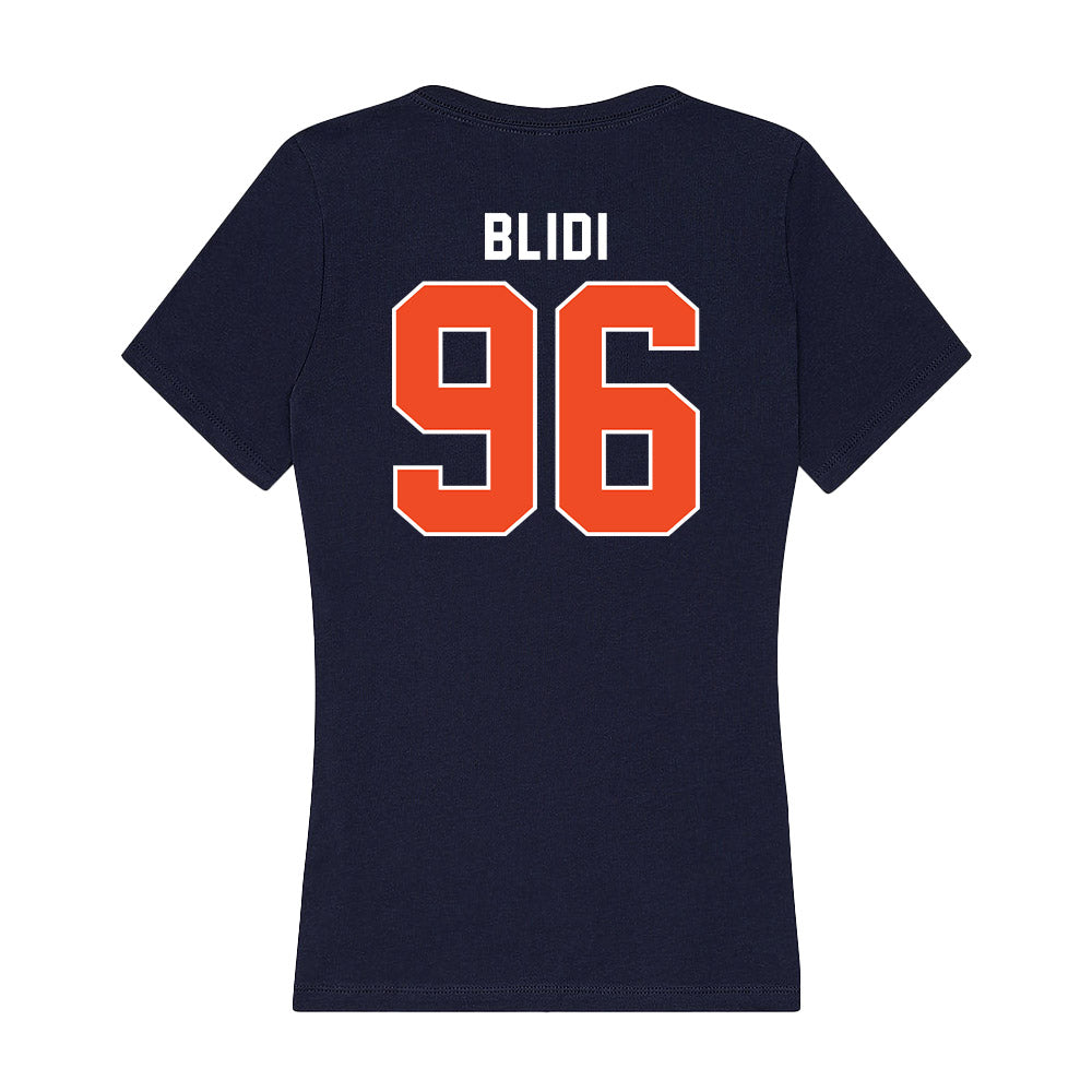 Auburn - NCAA Football : Philip Blidi - Women's V-Neck T-Shirt-1