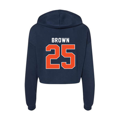 Auburn - NCAA Women's Soccer : Gracie Brown - Women's Crop Fleece Hoodie-1