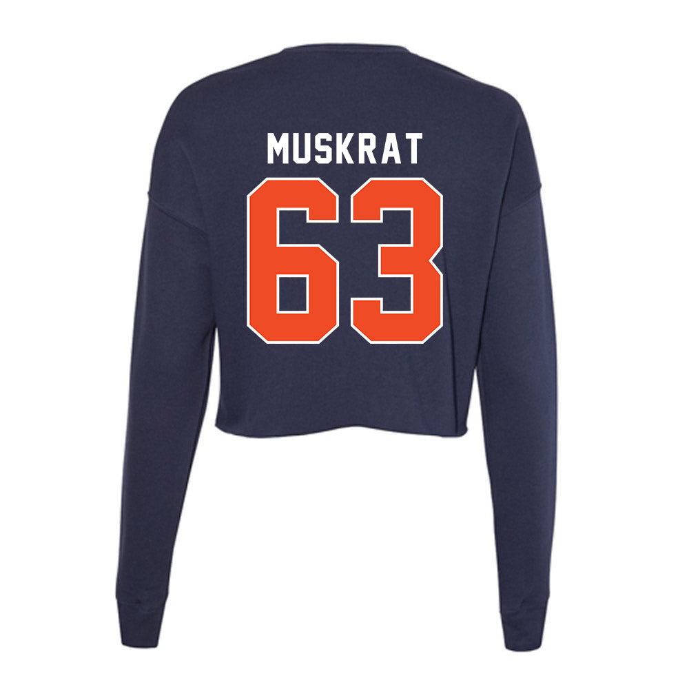 Auburn - NCAA Football : Jaden Muskrat - Women's Cropped Crew Fleece-1