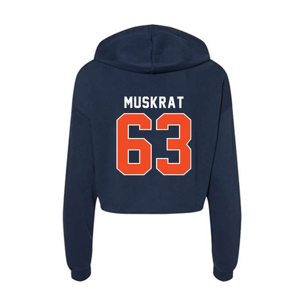 Auburn - NCAA Football : Jaden Muskrat - Women's Crop Fleece Hoodie-1