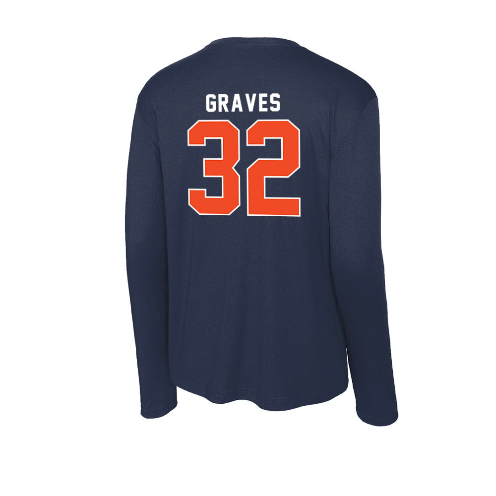 Auburn - NCAA Baseball : Griffin Graves - Activewear Long Sleeve T-Shirt