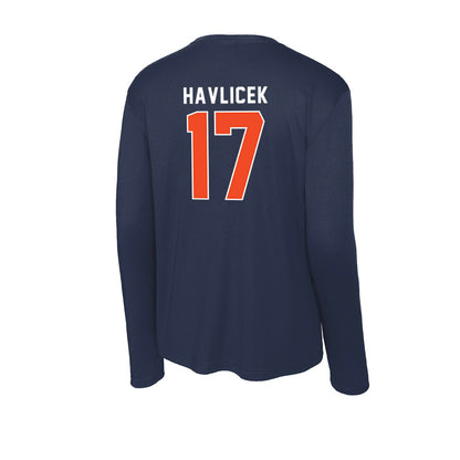 Auburn - NCAA Women's Volleyball : Grace Havlicek - Activewear Long Sleeve T-Shirt-1