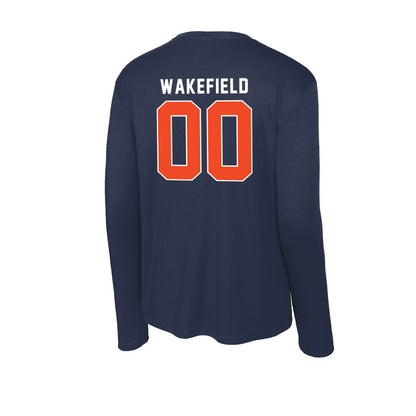Auburn - NCAA Football : Travis Wakefield - Activewear Long Sleeve T-Shirt-1